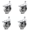Service Caster 5 Inch Semi Steel Swivel 10mm Stem Caster Set with Total Lock Brake SCC SCC-TSTTL20S514-SSS-M1015-4 - alternate 1